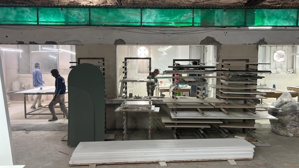 CNC Arched Doors and Fluted Panels Bay