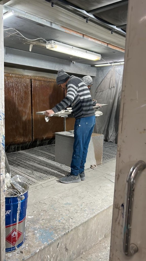 Dust-Free Water Curtain Spray Paint Booth