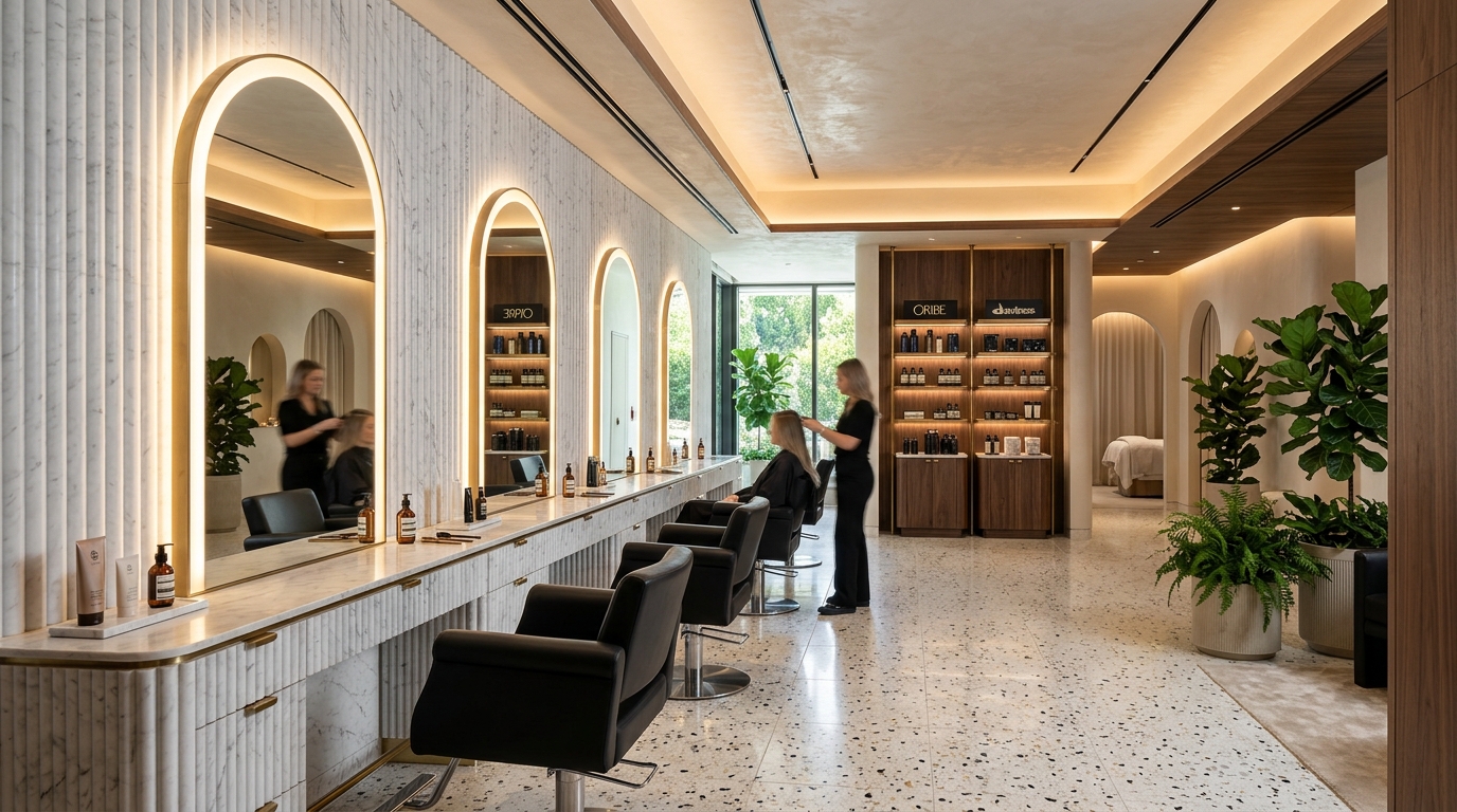 Commercial Salon & Retail Interior Design in Patna by Zee Interior